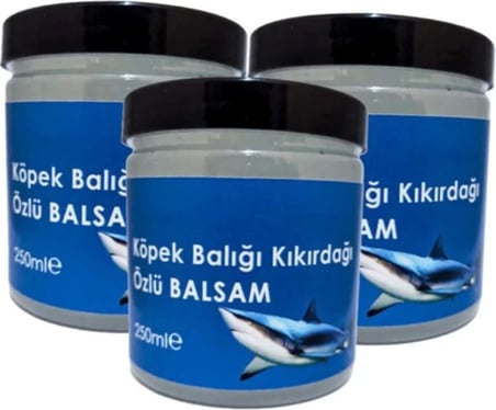 Muzicevi Köpekbalığı Kremi 250 ml x 3 Adet