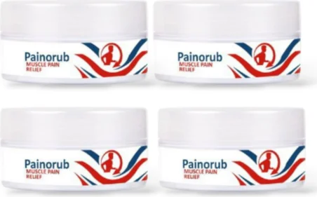 Painorub Muscle Pain-Relief Cream 50 ml / Ağrı Gidermeye Yardımcı Teskin Krem 4 Adet