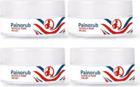 Painorub Muscle Pain-Relief Cream 50 ml / Ağrı Gidermeye Yardımcı Teskin Krem 4 Adet