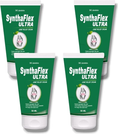 Synthaflex Ultra Vücut Ağrıları Için Masaj Bakım Kremi 50 ml x 4 Adet