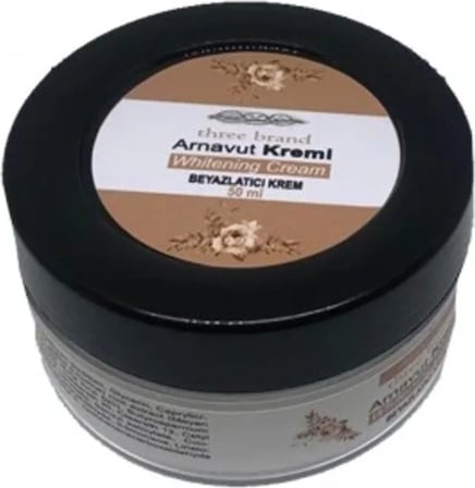 Three Brand Whitening Cream 3 Adet Arnavut Kremi 50ML  Kremi ile 120ML Playboy Masaj Yağı