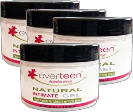 Süper Everteen Intim Gel 4TANEX100 ml Ölçeğinde Kadın Hijyenikjeli Natural