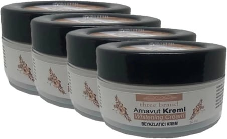 Three Brand 4lü Adet Arnavut Kremi Whitens Cream Tümbölge  Kremi 50 ml