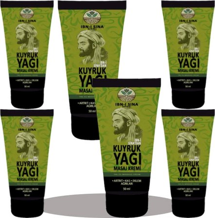 İbn-i Sina Herbal Ibn-I Sina Kuyruk Yağı Kremi kremi 6 Adet 50ML