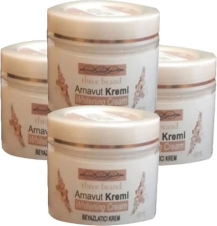 Three Brand 4lü Adet Arnavut Kremi Whitens Cream Tümbölge  Kremi 100 ml