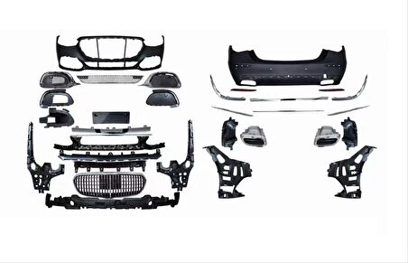 W223 S SERİSİ 2021+ MAYBACH BODY KIT (KROM SİS KAPAKLI)