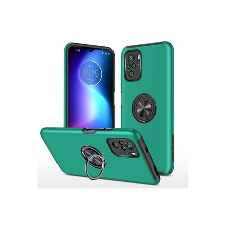 Xiaomi Poco F3 Uyumlu Kılıf Elit Yüzüklü Kapak - Yeşil