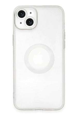 Apple iPhone 14 Plus Uyumlu Kılıf Santa Lens Silikon - Şeffaf