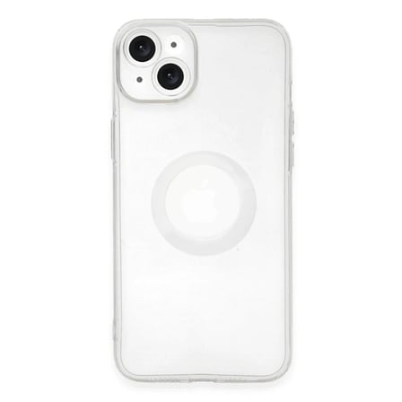 Apple iPhone 14 Plus Uyumlu Kılıf Santa Lens Silikon - Şeffaf