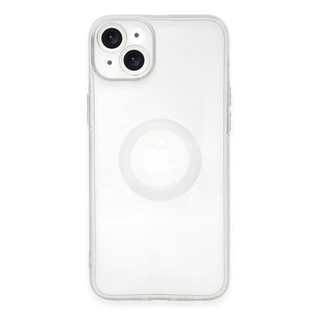 Apple iPhone 14 Plus Uyumlu Kılıf Santa Lens Silikon - Şeffaf