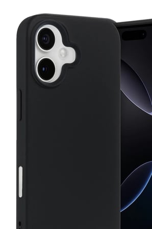 Apple iPhone 17 Uyumlu Nano içi Kadife Silikon - Siyah