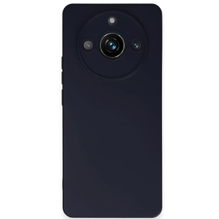 Realme 11 Pro Uyumlu Kılıf Nano içi Kadife Silikon - Lacivert