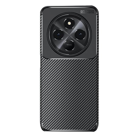 Redmi 14C Kılıf Auto Focus Karbon Kapak - Siyah