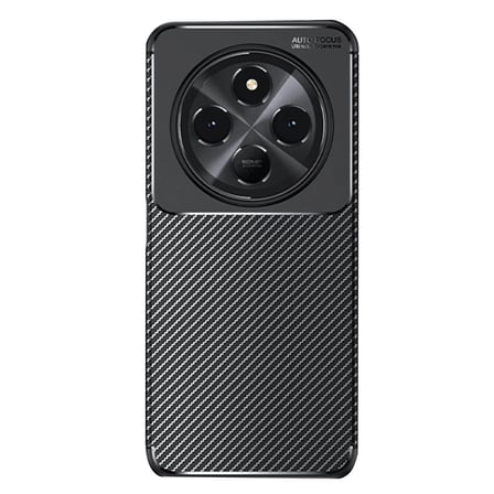 Redmi 14C Kılıf Auto Focus Karbon Kapak - Siyah