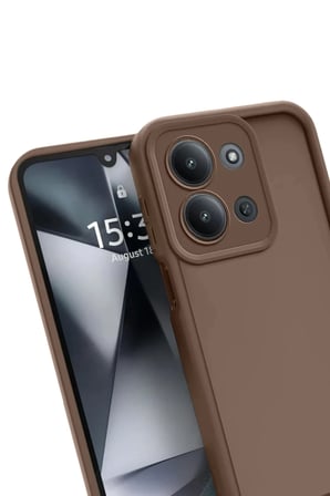 Xiaomi Redmi 15C 4G Uyumlu Viera Silikon - Kahverengi