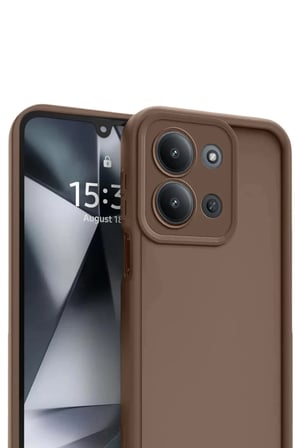 Xiaomi Redmi 15C 4G Uyumlu Viera Silikon - Kahverengi