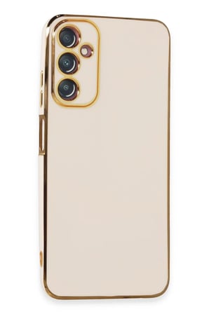 Samsung Galaxy A05S Uyumlu Kılıf Volet Silikon - Beyaz