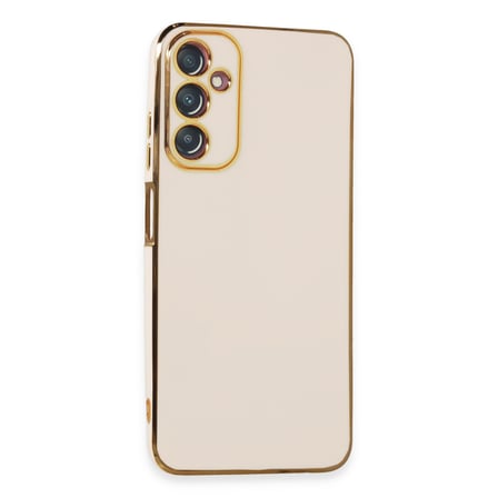 Samsung Galaxy A05S Uyumlu Kılıf Volet Silikon - Beyaz