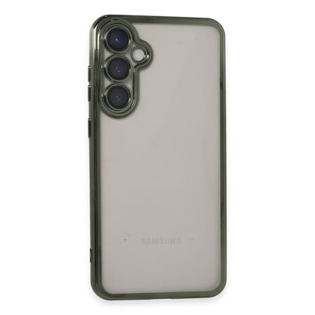 Samsung Galaxy S23 FE Uyumlu Kılıf Lensli Silikon - Yeşil