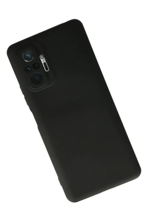 Redmi Note 10 Pro Kılıf Nano içi Kadife Silikon - Siyah