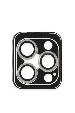Joko Apple iPhone 16 Pro Max Uyumlu PVD Metal Kamera Lens - Gümüş
