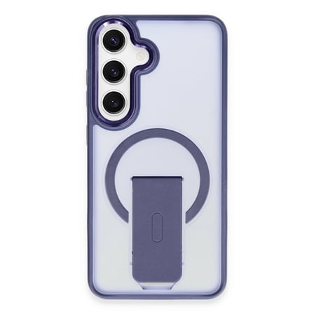 Samsung Galaxy S24 Uyumlu Tork Magsafe Standlı Kapak - Lacivert