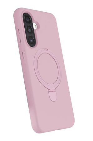 Samsung Galaxy A17 5G Uyumlu Regal Magsafe Standlı Kapak - Açık Pembe