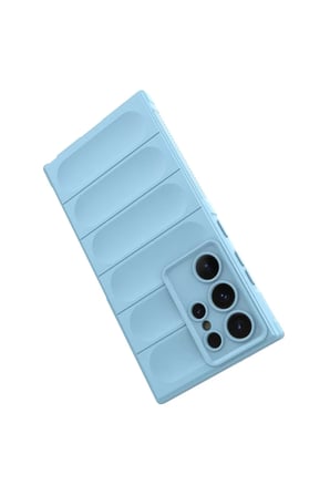 Samsung Galaxy S24 Ultra Uyumlu Kılıf Optimum Silikon - Sky Blue