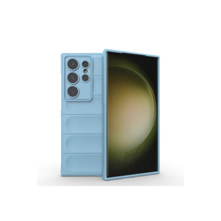 Samsung Galaxy S24 Ultra Uyumlu Kılıf Optimum Silikon - Sky Blue