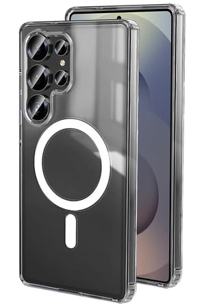 Samsung Galaxy S26 Ultra Uyumlu Magneticsafe Şeffaf Silikon - Şeffaf