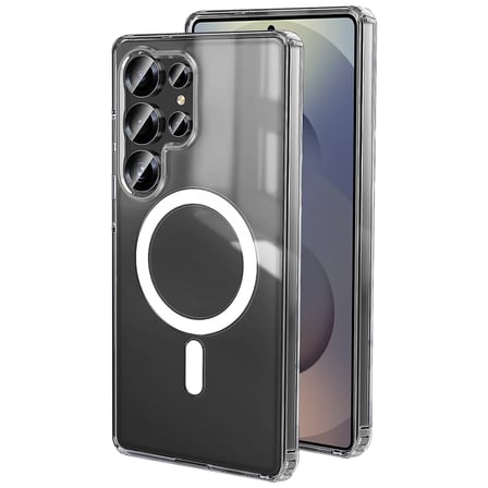 Samsung Galaxy S26 Ultra Uyumlu Magneticsafe Şeffaf Silikon - Şeffaf