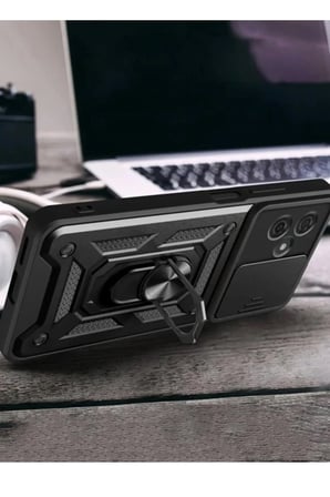 Redmi Note 13 Pro Plus Kılıf Pars Lens Yüzüklü Silikon - Yeşil