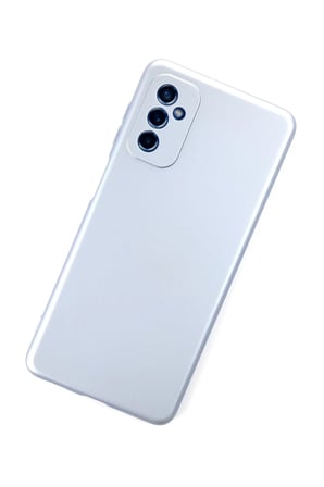 Samsung Galaxy M52 5G Uyumlu Kılıf Nano içi Kadife Silikon - Sky Blue