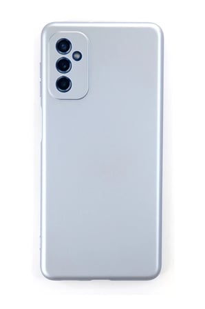 Samsung Galaxy M52 5G Uyumlu Kılıf Nano içi Kadife Silikon - Sky Blue