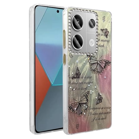 Xiaomi Redmi Note 13 Pro 4G Uyumlu Kılıf Blade Aynalı Desenli Kapak - Desen 6