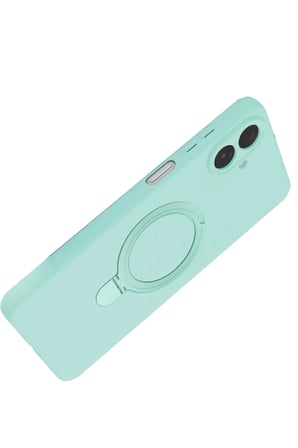Samsung Galaxy A07 4G Uyumlu Regal Magsafe Standlı Kapak - Su Yeşili
