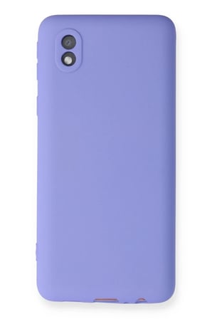 Samsung Galaxy A01 Core Uyumlu Kılıf First Silikon - Lila