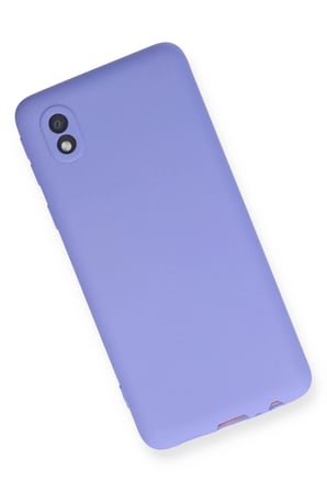 Samsung Galaxy A01 Core Uyumlu Kılıf First Silikon - Lila