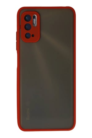 Xiaomi Redmi Note 10 5G Uyumlu Kılıf Montreal Silikon Kapak - Kırmızı