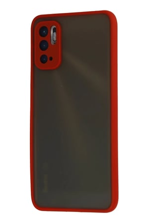 Xiaomi Redmi Note 10 5G Uyumlu Kılıf Montreal Silikon Kapak - Kırmızı