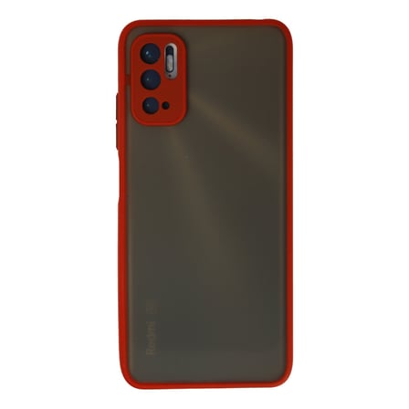 Xiaomi Redmi Note 10 5G Uyumlu Kılıf Montreal Silikon Kapak - Kırmızı