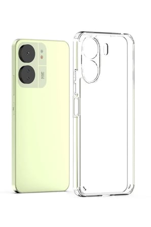 Xiaomi Redmi 13C Uyumlu Kilif Lux Seffaf Silikon