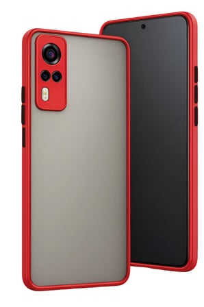 Vivo Y53S Uyumlu Kılıf Montreal Silikon Kapak - Kırmızı