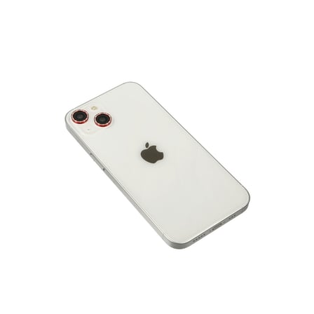 Apple iPhone 14 Uyumlu Diamond Kamera Lens - Kırmızı