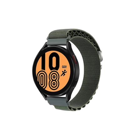 Watch 20mm Uyumlu KR410 Kumaş Kordon - Yeşil