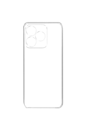 Realme C53 Uyumlu Kilif Lux Seffaf Silikon