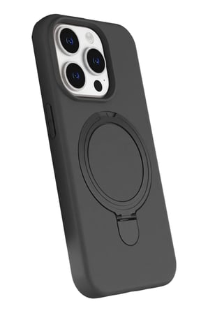 Apple iPhone 15 Pro Max Uyumlu Regal Magsafe Standlı Kapak - Titan Gri