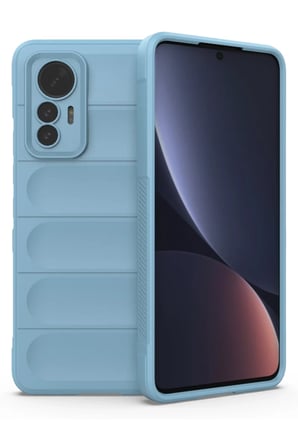 Xiaomi Mi 12 Lite Kılıf Optimum Silikon - Sky Blue