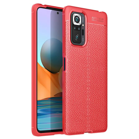 Redmi Note 10 Pro Kılıf Auto Focus Kapak - Kırmızı