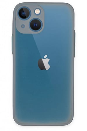 Apple iPhone 15 Plus Uyumlu Kılıf Montreal Silikon Kapak - Gri